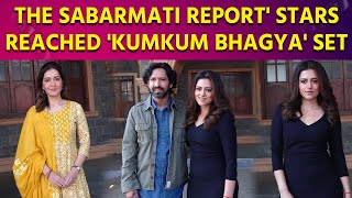 Vikrant Raashii Ridhi promote ‘The Sabarmati Report’ on ‘Kumkum Bhagya’ [upl. by Rhu189]