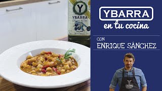 Garbanzos con langostinos de Enrique Sánchez en el Programa 12 de YbarraentuCocina fáciles y ricos [upl. by Ellatsirhc]