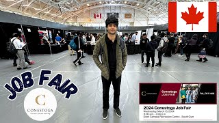 Job Fair 2024 at Conestoga College Main Campus in Doon Valley Kitchener 🇨🇦 [upl. by Aillicirp]