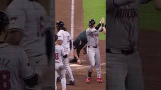 Pavin Smith collects 3 home runs 😤 baseball mlb homeruns pavinsmith [upl. by Bartholomeo]