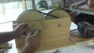 Wooden gearbox speed reducer video 3 [upl. by Anead]