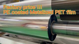 Production for PE coated Metalized PET Film amp Aluminum Foil [upl. by Bluh]