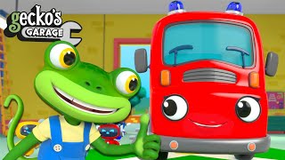 Fire Truck Fun With Fiona Fire Truck  Geckos Garage  Trucks For Children  Cartoons For Kids [upl. by Whitehurst]