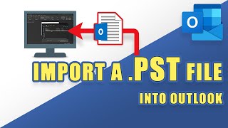 Outlook  How to IMPORT a PST File Easily [upl. by Gerge650]