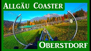 Sommerrodelbahn ALLGÄU COASTER OBERSTDORF GoPro ONRIDE 4K [upl. by Konstance]