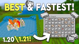 BEST IRON FARM Minecraft Bedrock Tutorial  80010000HR MCPEXBOXPSNintendoWin10 [upl. by Wieche86]