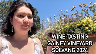 Wine Tasting Gainey Vineyard in Solvang amp Chumash Casino Lobby amp Old Mission Santa Ines El Calvario [upl. by Ajna]