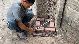 Amazing Techniques Construction Old Gate Post Replacement You Must See [upl. by Anwahsar970]