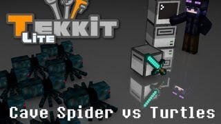 Tekkit Lite  Cave Spider Grinder [upl. by Schifra]