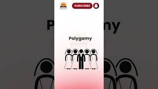 Difference Between Monogamy and Polygamy monogamy polygamy sociology indiansociety upscclasses [upl. by Latisha]