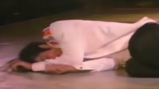 Rare Footage Michael Jackson Collapses Live on Stage due to Exhaustion [upl. by Leahcimnhoj]