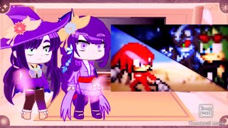 🪄✨💙genshin Impact react to Knuckles vs scourge and Mephilles🪄✨🩵 [upl. by Nurse]