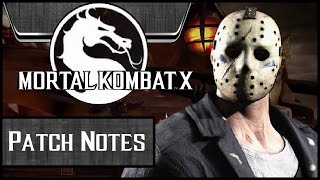 Mortal Kombat X Patch Notes [upl. by Ame272]