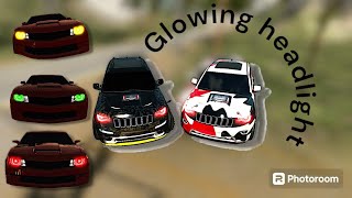 Car parking Multiplayer Glowing headlights Tutorial [upl. by Yoreel]