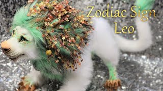 Zodiac Sign Leo  Poseable Art Doll Tutorial [upl. by Wyly380]