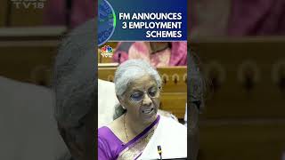 Govt Announces 3 EmploymentLinked Incentive Schemes Based On EPFO Enrolment  Budget 2024  N18S [upl. by Etnoval]