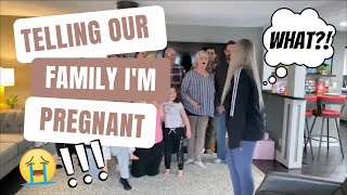 finding out im pregnant telling family amp friends learning were having TWINS [upl. by Bevin]