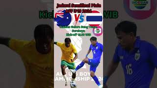 Timnas Indonesia vs Malaysia Piala AFF U19 2024  Indonesia vs malaysia  Australia vs Thailand [upl. by Niwrehs748]