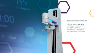 How to operate Applied Biosystems QuantStudio Absolute Q AutoRun Digital PCR Suite [upl. by Bell]