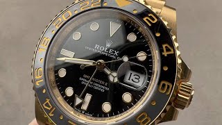 2023 Rolex GMTMaster II 126718GRNR Rolex Watch Review [upl. by Ydnam948]