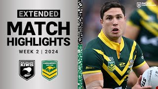 Pacific Championships 2024  New Zealand Kiwis vs Australian Kangaroos  Extended Highlights [upl. by Weiman]