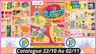 Nouveau Catalogue 3 Leclerc De La Semaine Prochaine Du 2210 Au 021124 Les Bon Plan Leclerc France [upl. by Htidirrem972]