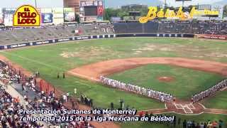 Presentación del roster de Sultanes  Temporada 2015 [upl. by Emse]