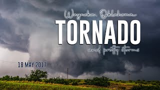 18 May 2017 Waynoka OK tornado and pretty storms [upl. by Llenrahc]