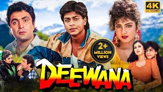 DEEWANA 1992 Full Hindi Movie In 4K  Shah Rukh Khan Rishi Kapoor Divya Bharti  Bollywood Movie [upl. by Grondin]