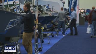 Boat show returns but supply chain issues could put damper on Minnesotans dreams  FOX 9 KMSP [upl. by Kimberley]