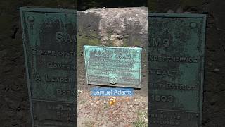 Granary Burying Ground in Boston has some pretty impressive people buried there freedomtrail [upl. by Yeuh]