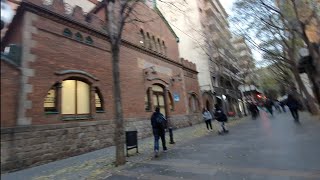 Barcelona Walk  Carrer de Rogent  El Camp de lArpa del Clot [upl. by Airrehs]