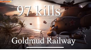 BF4 97 SCOUT HELI KILLS IN 19 MINUTES  GOLMUD RAILWAY [upl. by Abramo704]