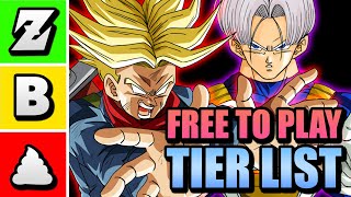 2023 WORLDWIDE CELEBRATION DOKKAN F2P TIER LIST [upl. by Nyleuqcaj]