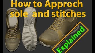 3D Tips to model better shoe in maya and zbrush [upl. by Nel]