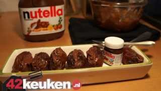 Dadels vullen met Nutella [upl. by Ayamahs]