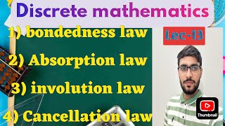 Lec13 Discrete mathematics most important property  in boolean algebra Ritesh sir [upl. by Creighton]