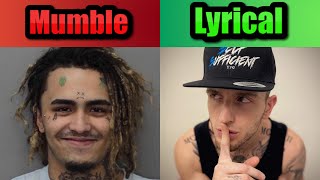 Mumble Rappers vs Lyrical Rappers [upl. by Winou]