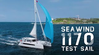 TEST Sailing the Seawind 1170 Cruising Catamaran [upl. by Erkan]