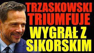 Kandydatem na prezydenta RP z ramienia KO zostaje Trzaskowski Sikorski przegrywa prawybory [upl. by Atena]