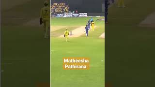 Matheesha pathirana best bowling  Channai Super Kings ipl ❤️💪🏆️ [upl. by Yanrahs42]