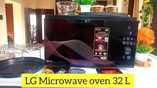 LG Microwave oven charcoal convention MJEN326UH Details amp review [upl. by Glen]