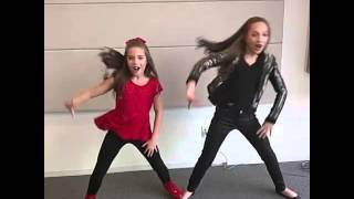 Maddie amp Mackenzie Ziegler Hit That NaeNae [upl. by Telfore]