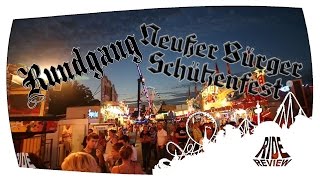 Bürgerschützenfest Neuss  Reportage  Kirmes 2015 [upl. by Ariahay]