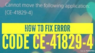 How to fix error code CE418294 PS4 transferring a game from an external hard drive [upl. by Niela664]