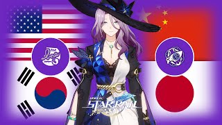 Jade Voice in 4 Different Languages Skills amp Ultimate  Honkai Star Rail Jade [upl. by Bove649]