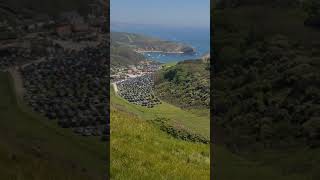 Jurassic coast Lulworth cove beach view from afar [upl. by Ume]