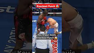 KeyShawn Davis Knockout Punch Revealed 😱 shorts boxing ytshorts [upl. by Anoyk503]