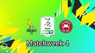 Serie B 2425 Matchweek 4 Modena vs Cittadella [upl. by Goles]