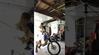 Yamaha ttr 125 startup brand new oem carb shorts dirtbike startup [upl. by Sutton70]